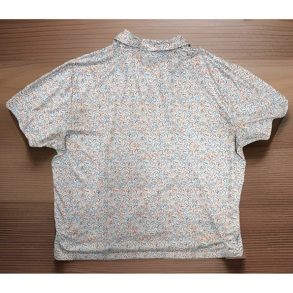 Ben Hogan Big Men's Multi-Color Hibiscus Print Golf Polo Shirt Size 3X - Picture 2 of 7